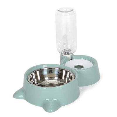 PawsLife™ 2-in-1 Automatic Water Dispenser and Food Bowl