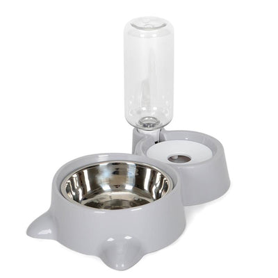 PawsLife™ 2-in-1 Automatic Water Dispenser and Food Bowl