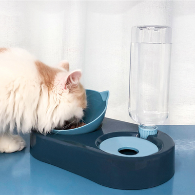 PawsLife™ 2-in-1 Automatic Water Dispenser and Food Bowl