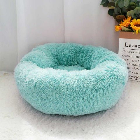 Green warm puff dog bed donut bed dogs donut cat bed co sleeper dog dog bed and mat rest