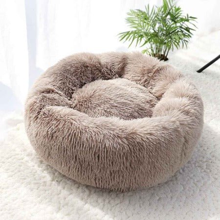 Brown Color dog bed soft and warm